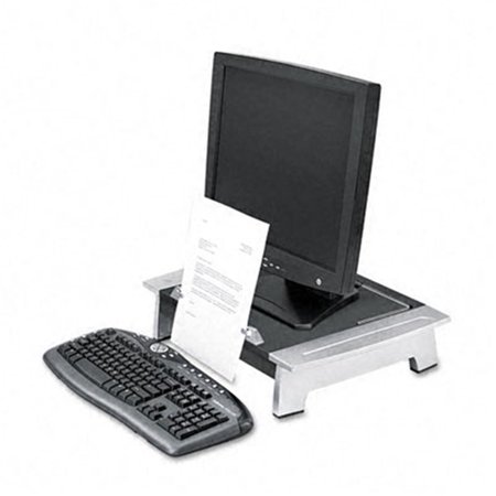 FELLOWES Fellowes Office Suites Standard Monitor Riser with Copy Holder - Up to 80lb Monitor - Black 8036601